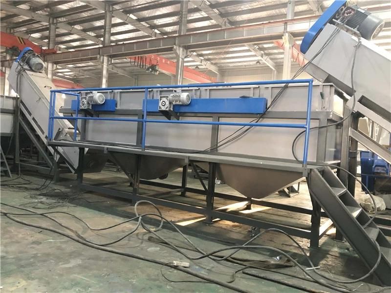 Waste Plastic Mulching Film / Raffia Bag Washing Recycling Production Line
