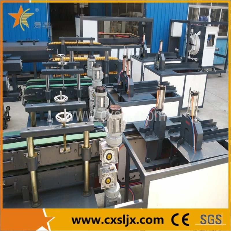 One Extruder Two Pipe PVC Double Pipe Extrusion Line