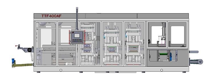 Specialized in Plastic Top Sealer Lunch Box Type Machine Thermoforming Machine in Customized