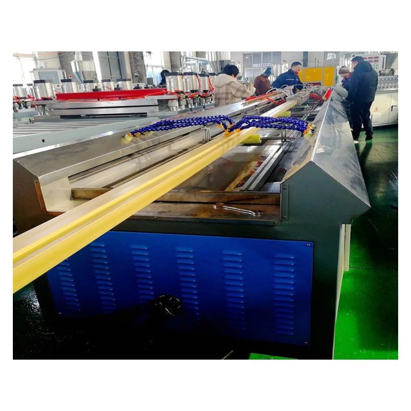 Qingdao Tongsan PVC WPC Door Frame Window Profile Extrusion Line