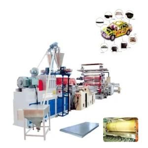 WPC Automotive Interior Skin Material Extruder Machine Decoration Board Extrursion Machine