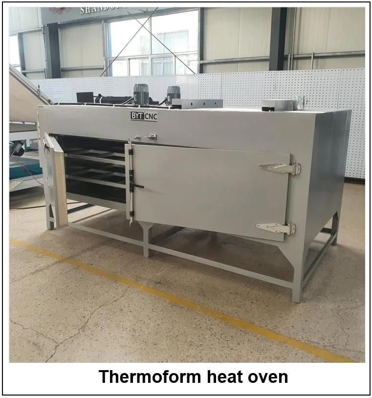 Low Price Corian Solid Surface Thermoforming Machine with Heat Oven Vacuum Membrane Press for Corian Basin Making Forming