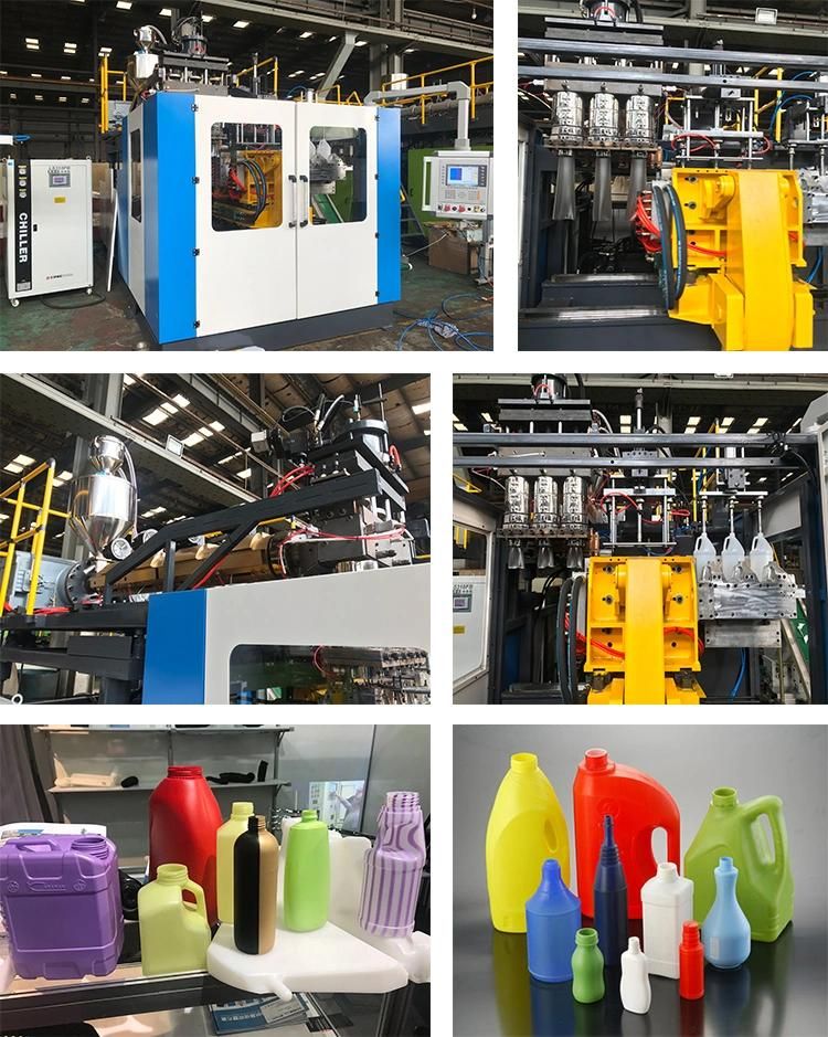 Automatic HDPE PP PVC Plastic Bottle Blow Molding Extrusion Blowing Moulding Making Machine