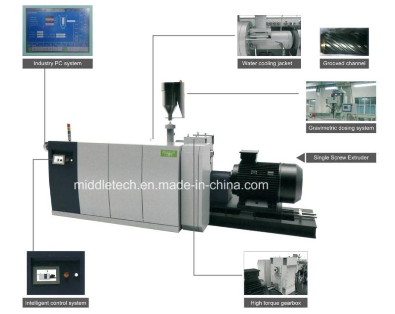 Large Diameter (630-800mm) Plastic HDPE&PE Water/Gas Pressure Pipe/Tube Extruding Equipment