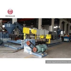 PE/PP Double Stages Plastic Granulating Recycling System