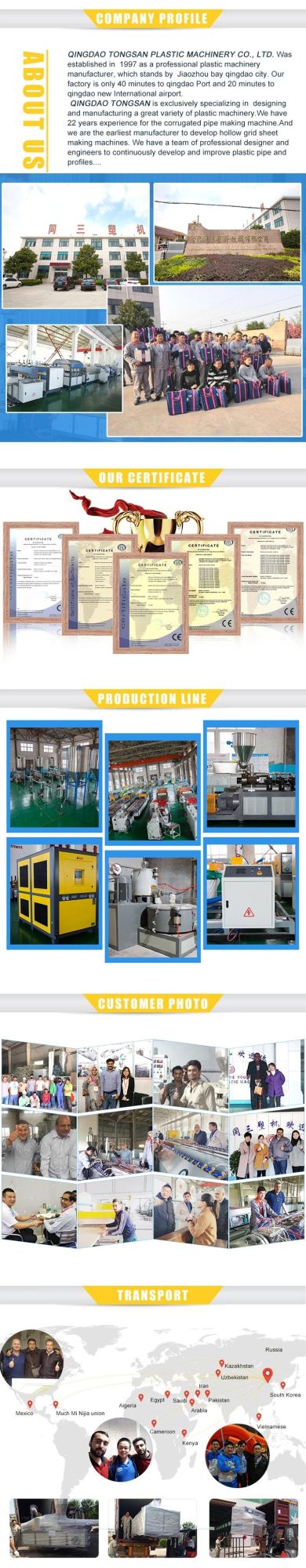 16-40mm Four Cavity PVC Pipe Extrusion Line Making Machine Sjms65/132