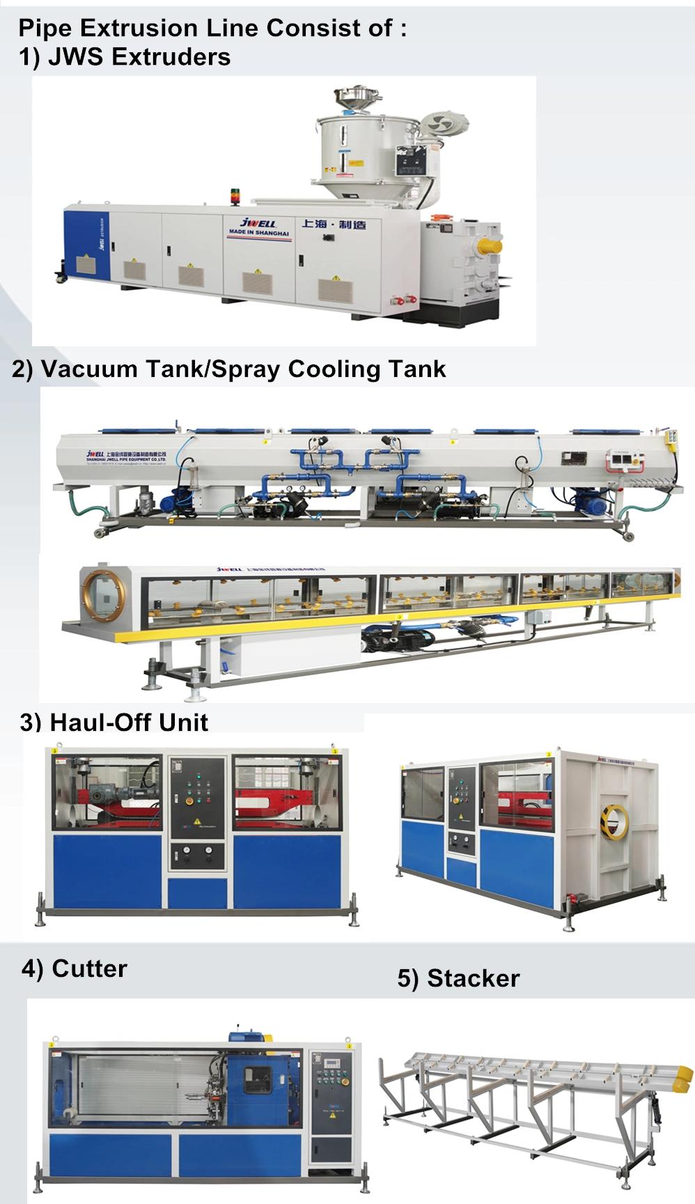 Plastic Extruder Machine PE HDPE LLDPE LDPE Irrigation Water Pipe Production Extrusion Line