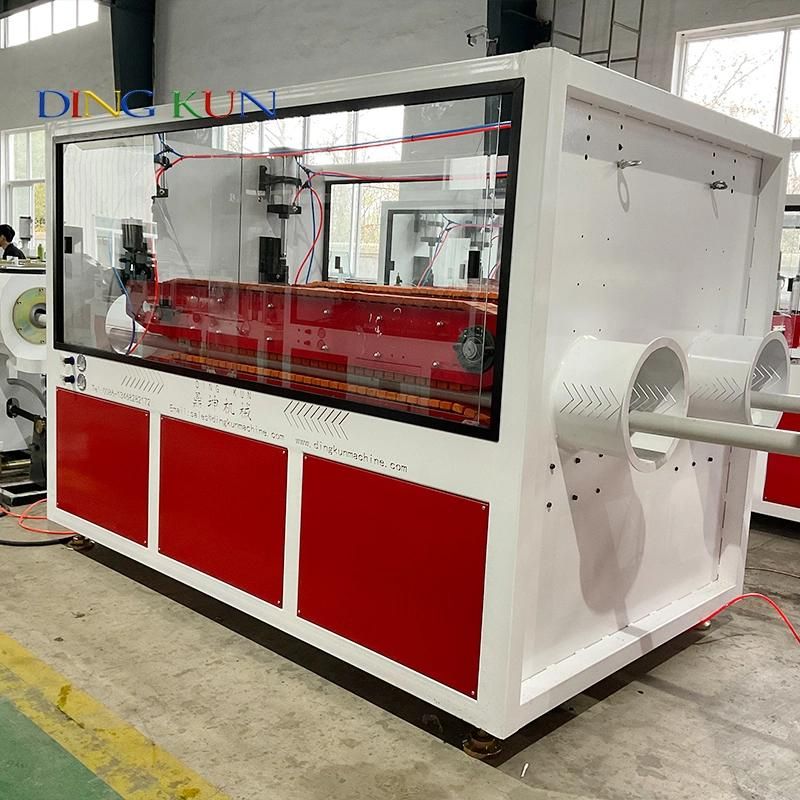 Twin/Double Screw PVC/UPVC/ CPVC Electricity Conduit Cable Pipe/Hose Multi-Layer Plastic Belling/ Cutting /Making Extrusion/Extruder Machine for Water Supply