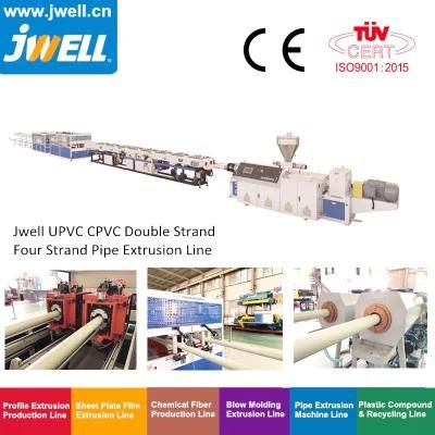 Solid Wall and Cellular Core Construction PVC Pipe Making/Extruding Production Line