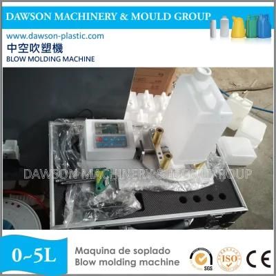 HDPE Oil Bottles Double Station Two Head Blow Molding Machine