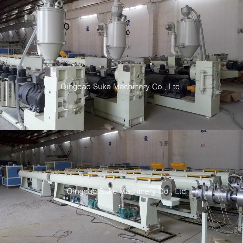 PE Natural Gas Pipe Making Extrusion Extruder Machine