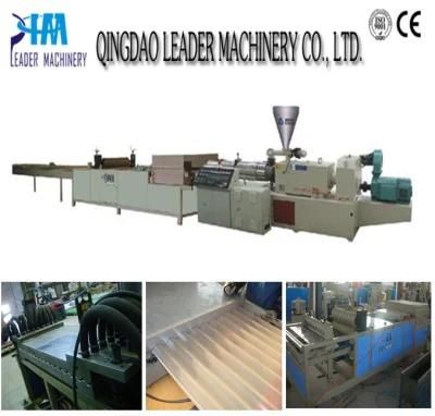 PVC PE Corrugated Sheet Extrusion Line