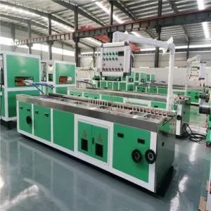 WPC Profile Extruder Making Machine / PE Wood Plastic Profile Machine