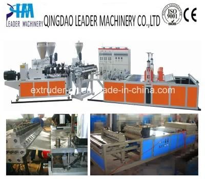 Plastic Waved Sheet Machine PVC Roofing Tiles Machinery