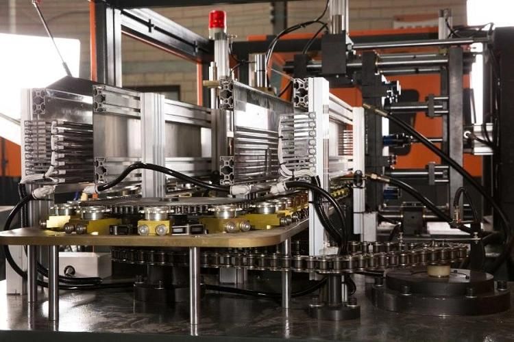 2 Cavity Auto Pet Blow Moulding Machine Price / Milk Pet Plastic Bottle Blowing Machine