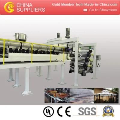 PC PP PVC Plastic Tile/Watt Production Line