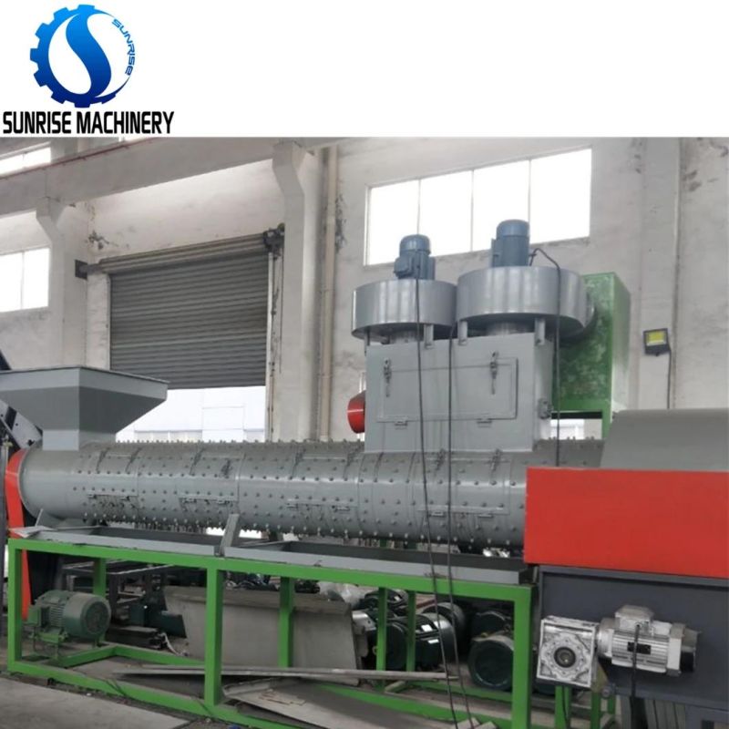 Waste Plastic Recycling Machine PE PP Film Bag Pet Bottle ABS PC Barrel Drum Crushing Washing Granulating Pelletizing Machine