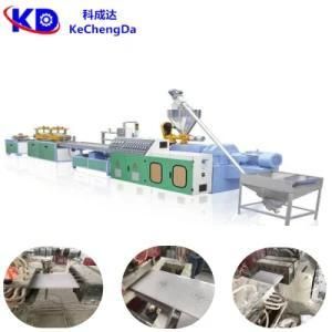 High Speed Conical Twin-Screw Extruder Plastic PVC Ceiling Panel Machinery