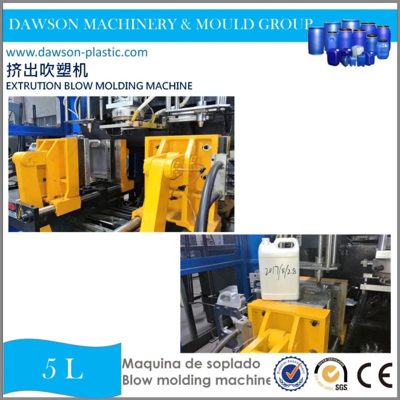 5L HDPE Plastic Containers Automatic Extrusion Blow Molding Machine