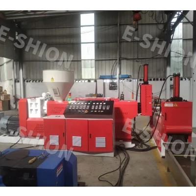 Two Screws PE HDPE LDPE PP Plastic Granulating Machine