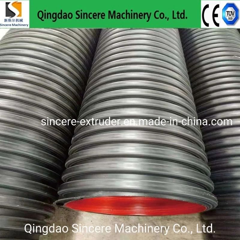 Plastic Culvert Pipe Extrusion Production Line From HDPE/PE/Polyethylene (DN2000 DN3000)