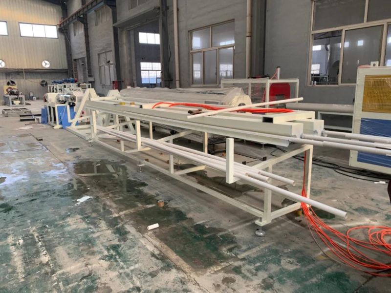 PVC Electric Conduit Four Pipe Production Extruder Making Machine with All Complate Auxiliary Equipment