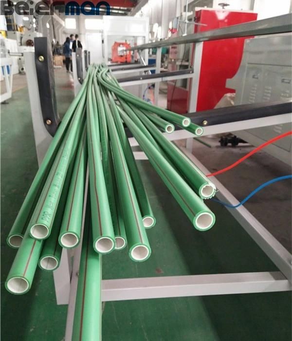 75mm-160mm PE HDPE 3 Layers Plastic Pipe Single Screw Co-Extrusion Production Line Sj65 Sj75 Model Extruder Machine