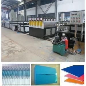 Plastic Polycarbonate Hollow Sheet Extruder