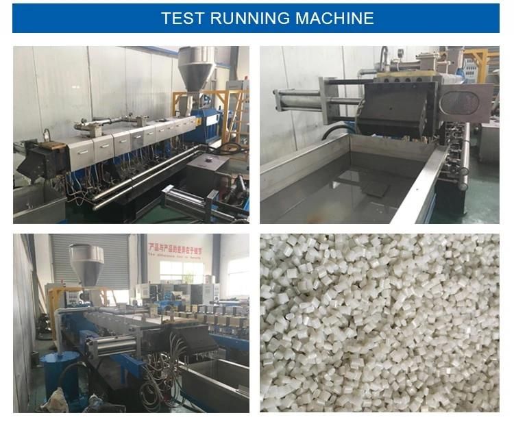 Nanjing Twin Screw Extruder Machine Plastic Waste Granule Making Machine