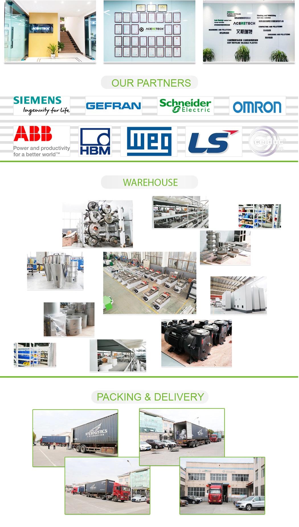 Aceretech Production Equipment Plastic Bottle Drum Crushing Machine