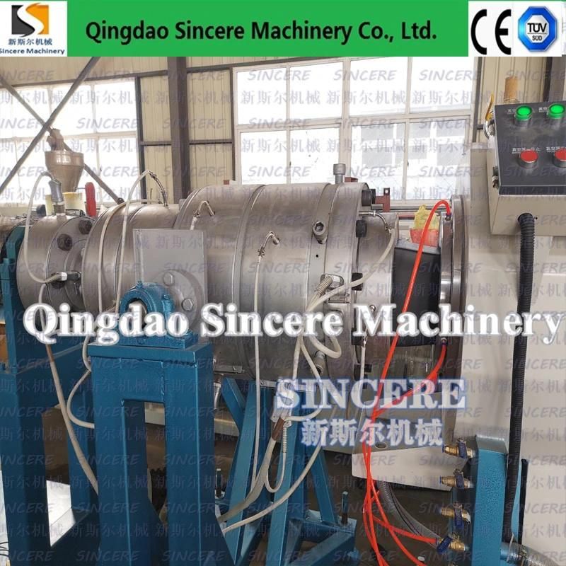 Hollow Structure Wall PE Spiral Pipe Extrusion Production Line