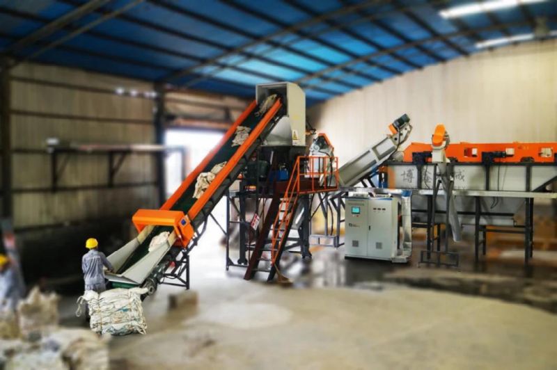 High Efficiency Plastic Bag Shredder Recycling Machine Waste Plastic Recycling Machine