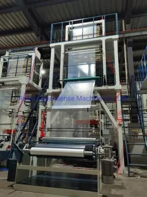 Express Bag Two Layer Plastic Film Blowing Machine Blown Film Machine