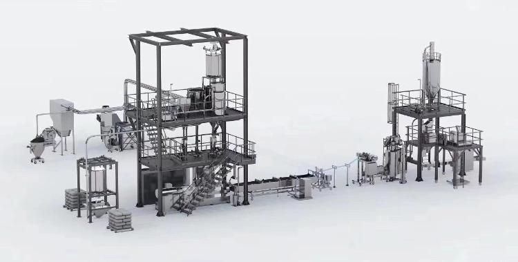 Pth-75 CaCO3 Filler Masterbatch Pellet Production Line-