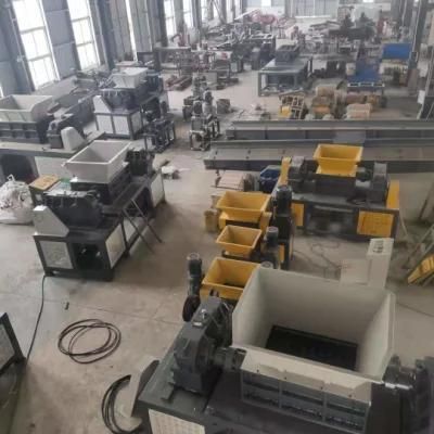 Fiber Textile Fabric Double Roll 2 Shaft Shredder