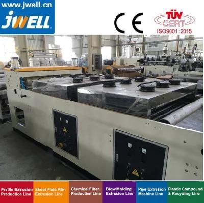 Jwell Single Screw Extruder 500kg/H Pet Sheet Extrusion Machine