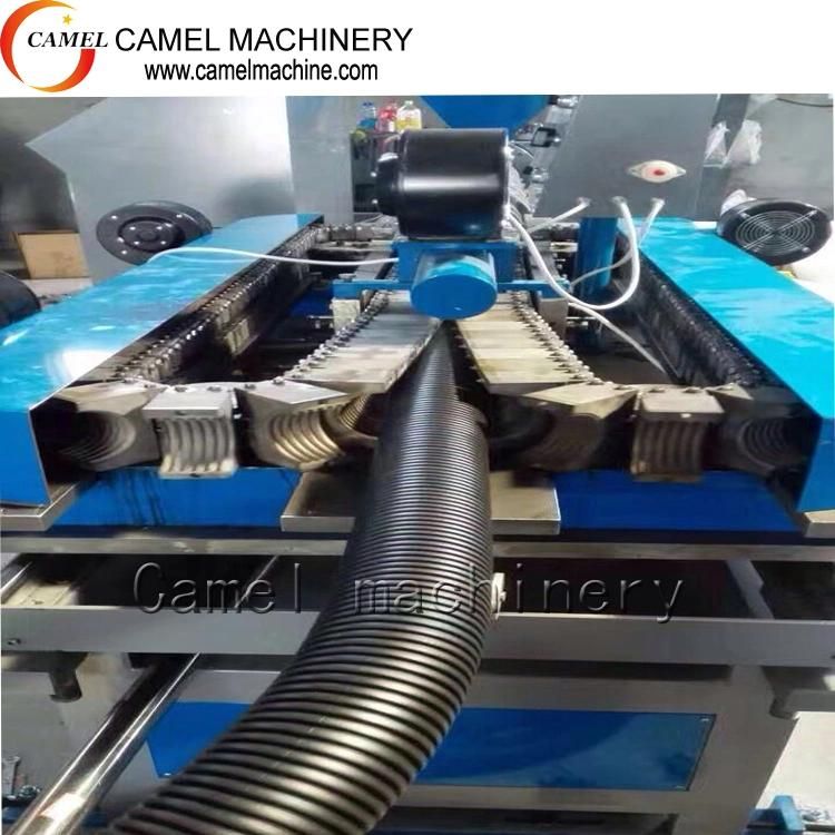 Camel Machinery Single Wall Plastic Corrugated Pipe Tube Hose Extrusion Line Flexible Conduit Extrusion Machine