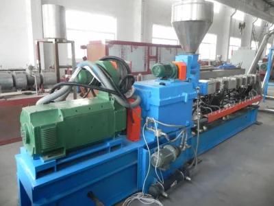 Wood Plastic Composite Parallel Twin-Screw Pelletizing Machine Granulator / Plastic WPC ...