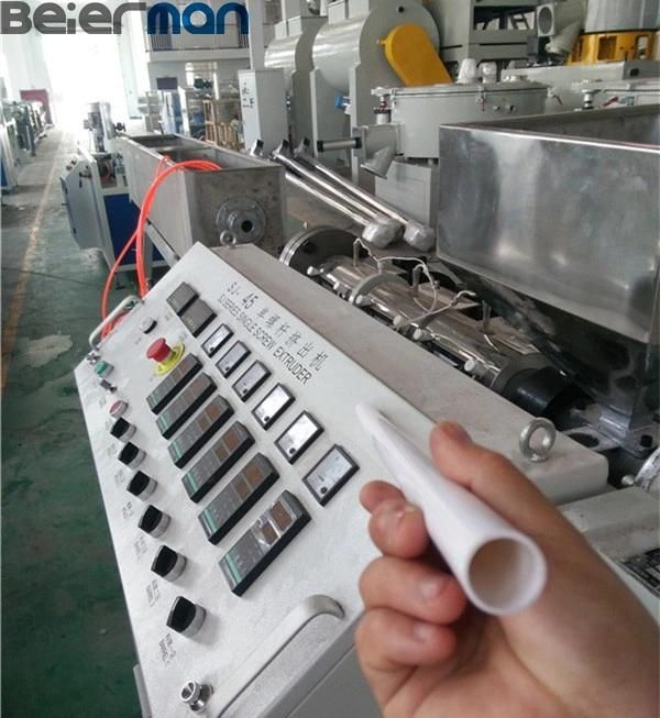 Ce Certificated 9-40mm Small PVC Curtain Rod Pole Pipe Production Line with Single Screw Extruder