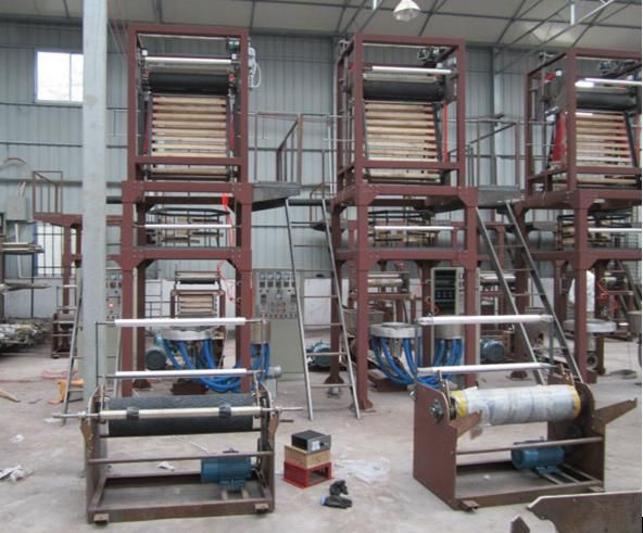 PE Plastic Processed Polypropylene Film Blowing Machine