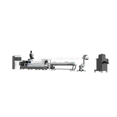 Plastic PP Masterbach Twin Screw Extruder Machinery