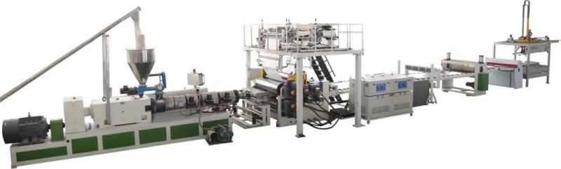 Automatic Plastic PVC Profile Extruder/Extrusion/Extruding Making Machine for Spc Vinyl Flooring Board PVC Floor