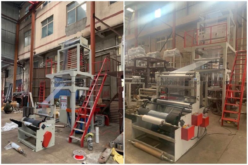 Sj-a Model High Speed Rotary Die Head HDPE LDPE LLDPE PE Film Blowing Machine Plastic Extruder Biodegradable Plastic Blown Film Blowing Extrusion Machinery