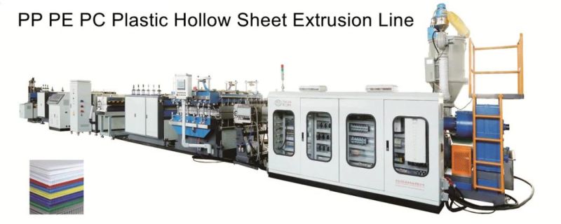 Plastic Packing Box Machine PP Hollow Sheet Board Extrusion Line