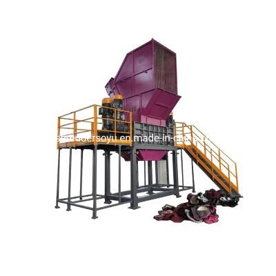 Solid Waste Recycling Shredder Double or Four Shaft Shredder