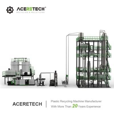 Aceretech Pet Fiber Granulator Pelletizing Machine with Pet IV Increase Machine