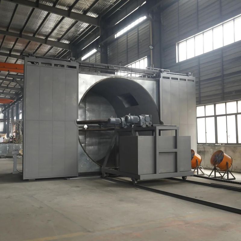 Customized 3m Rotational 2 Arms Rotomolding Machine