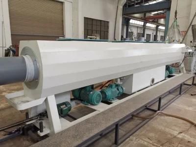 Egypt Popular 110-250mm Sjsz-65/132 Conical Twin Screw ABA 3 Layers PVC Pipe Extrusion ...