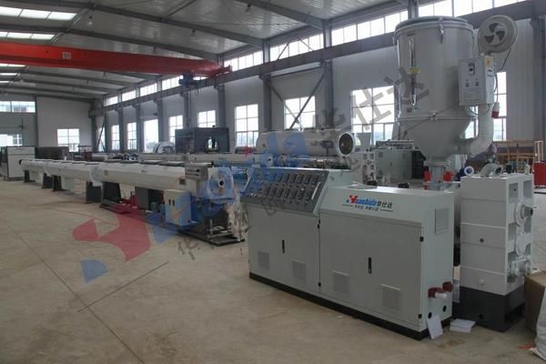 Water Supply Plastic Pipe Extrusion Machine PE Plastic Pipe Extruder