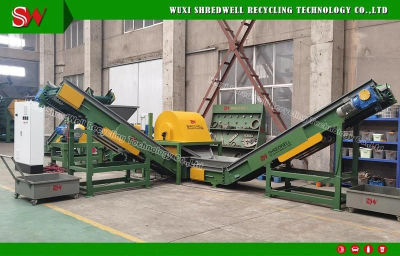 Double Shaft Tire/Metal/Plastic/Wood Shredding Machine for Recycling